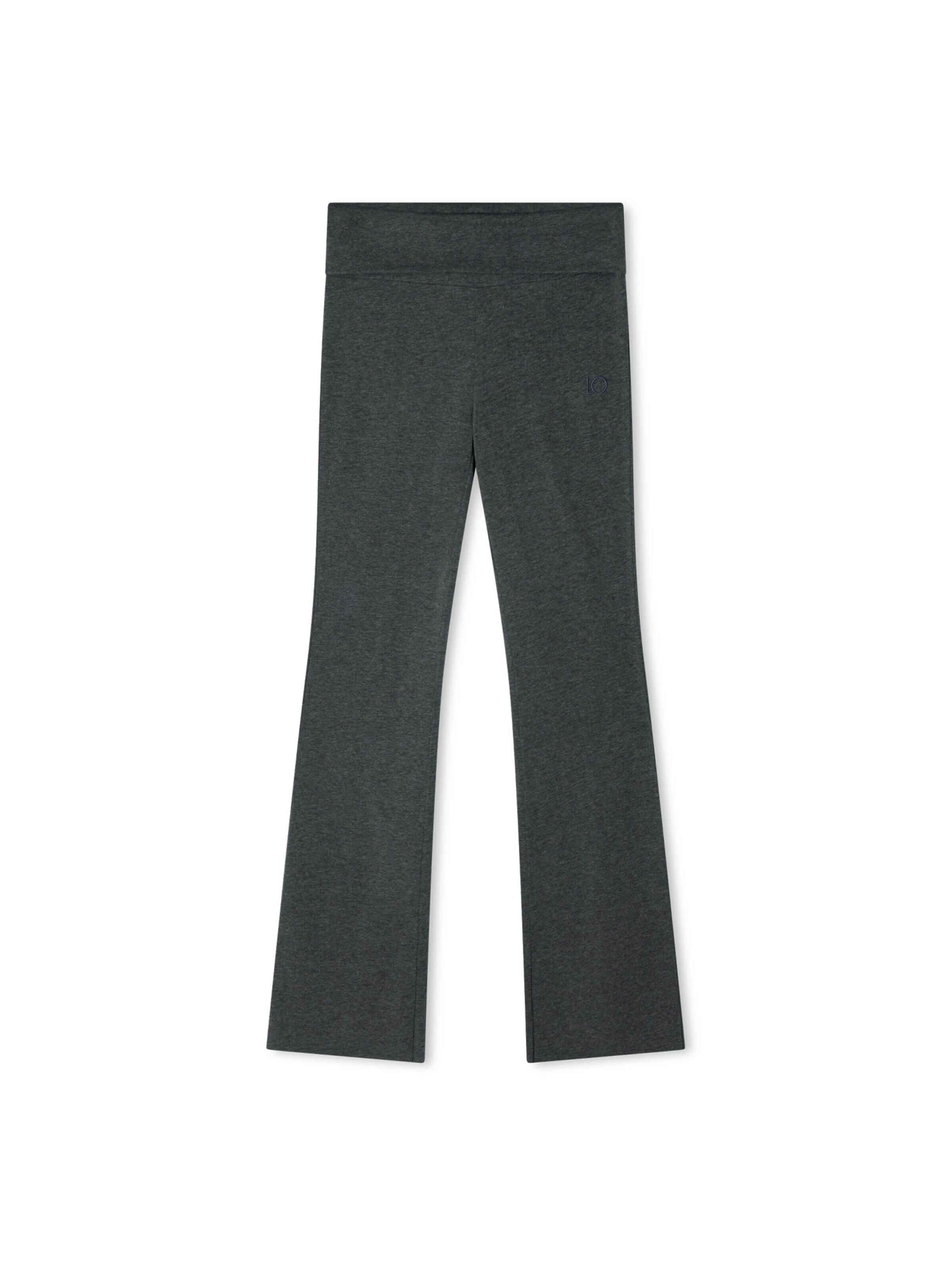 10Days Flared Leggings in Grey: front
