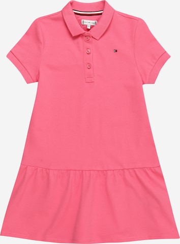 TOMMY HILFIGER Kleid 'ESSENTIAL' in Pink: predná strana