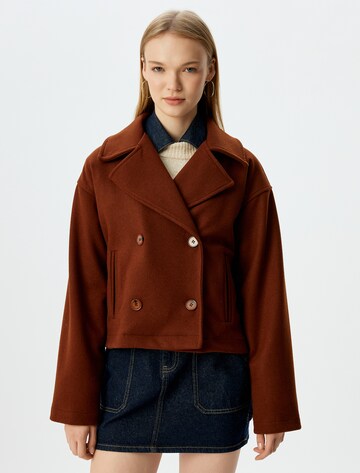 Koton Between-Season Jacket in Brown: front