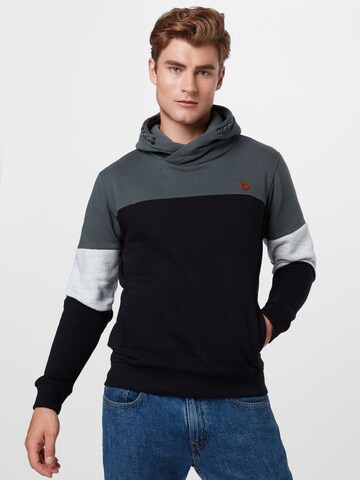 INDICODE JEANS Sweatshirt 'Olson' in Grey: front