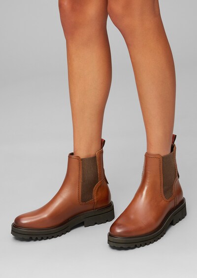 Marc O Polo Chelsea Boots In Cognac About You