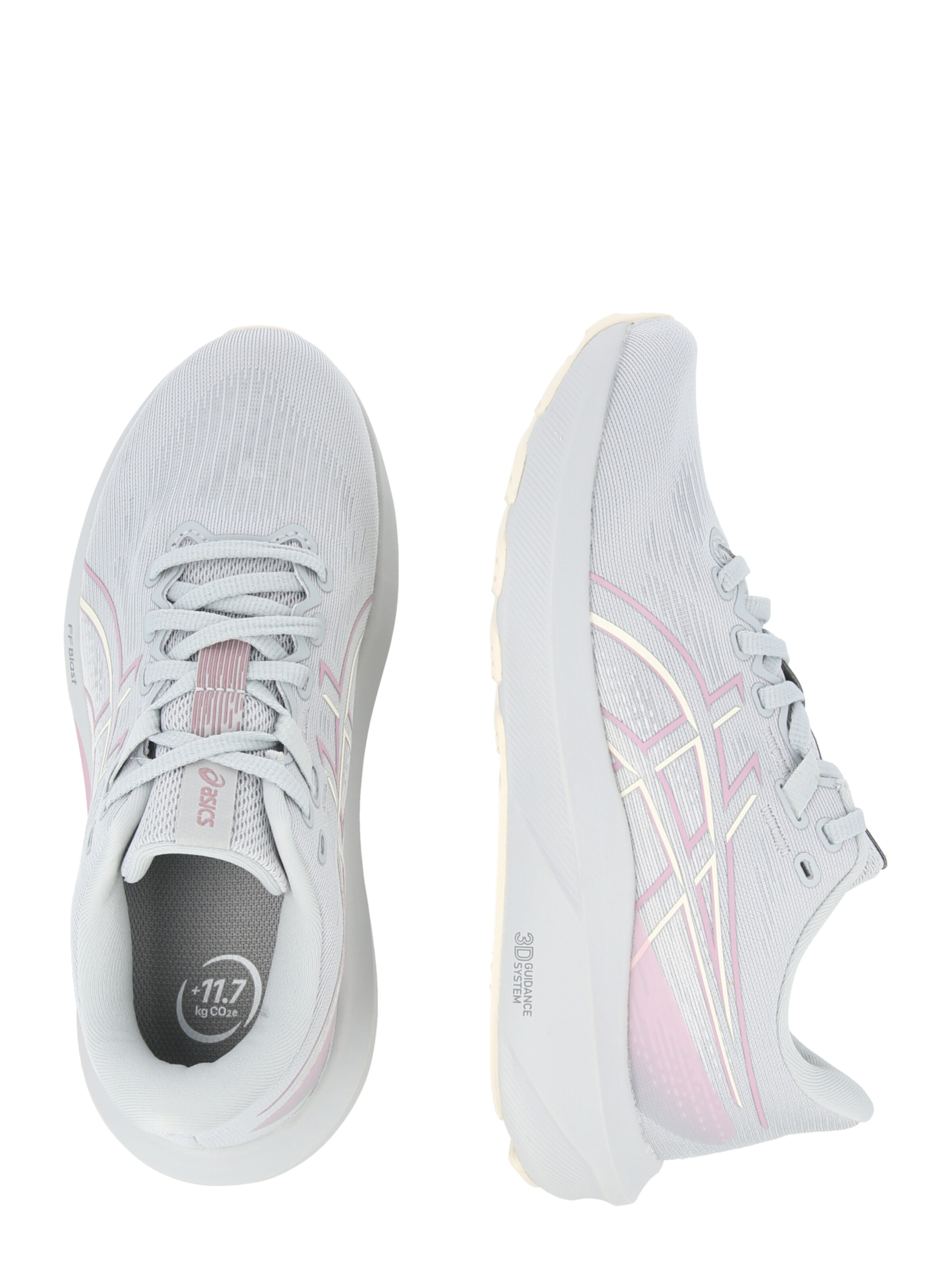 Chaussure de course 'GT-1000 15' ASICS en gris