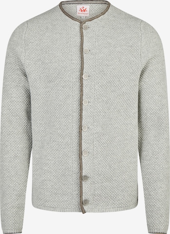 SPIETH & WENSKY Strickjacke 'Klemens' in Grau: Vorderseite