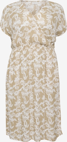 KAFFE CURVE Dress 'Jenna' in Brown: front