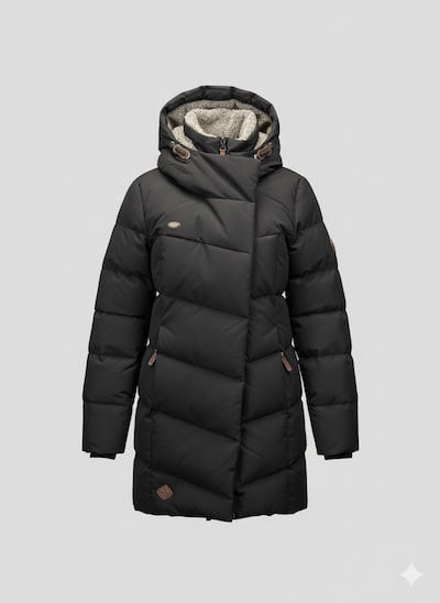 Ragwear Winter Parka in Black, Item view