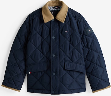 mėlyna TOMMY HILFIGER Demisezoninė striukė: priekis