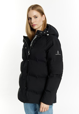 DreiMaster Maritim Winterjacke in Schwarz