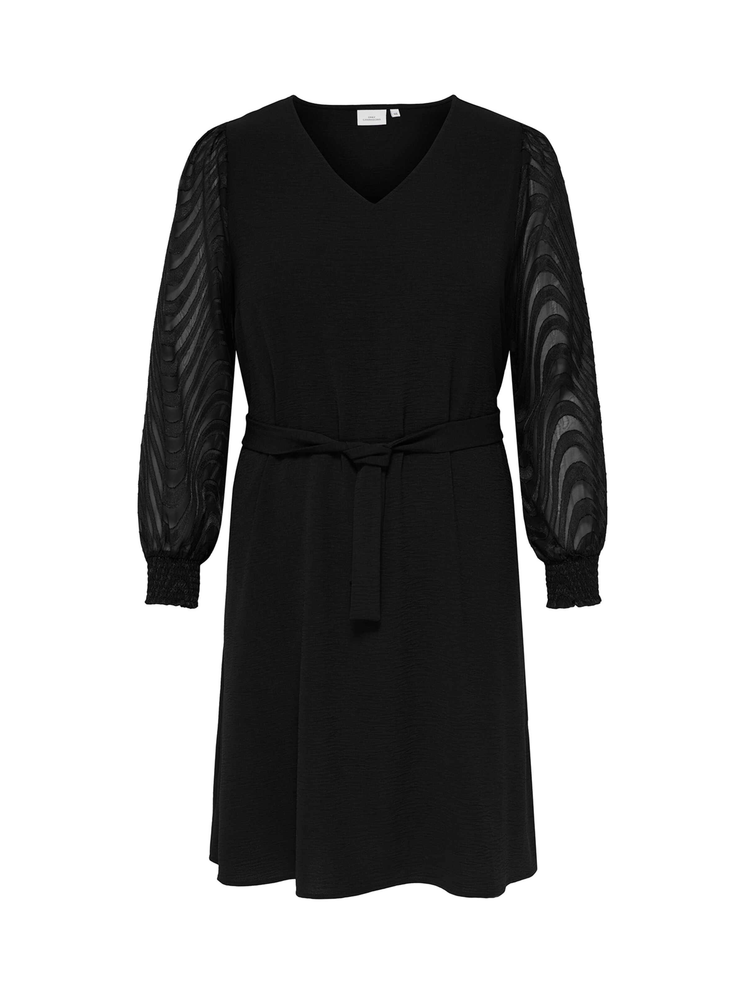 ONLY Carmakoma - Vestido 'CARMETTA' en negro: frente