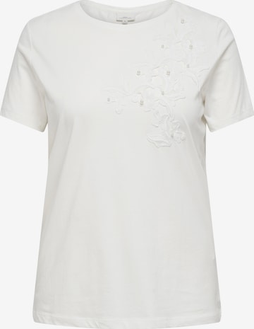 balta ONLY Carmakoma Marškinėliai 'CARDANIELLE': priekis