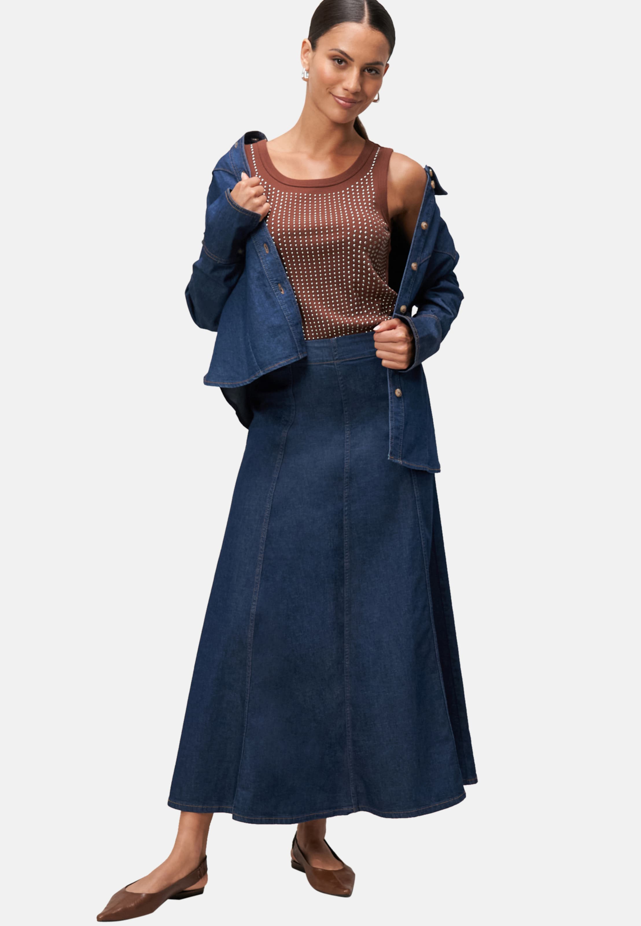 zero Tanktop in Braun