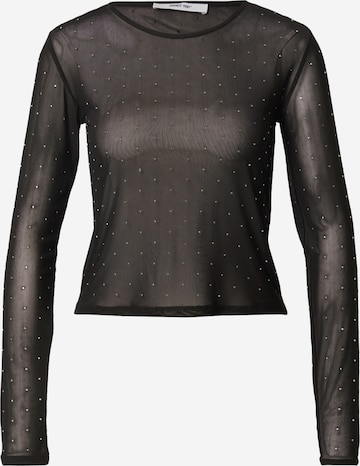 juoda ABOUT YOU Marškinėliai 'Anna': priekis