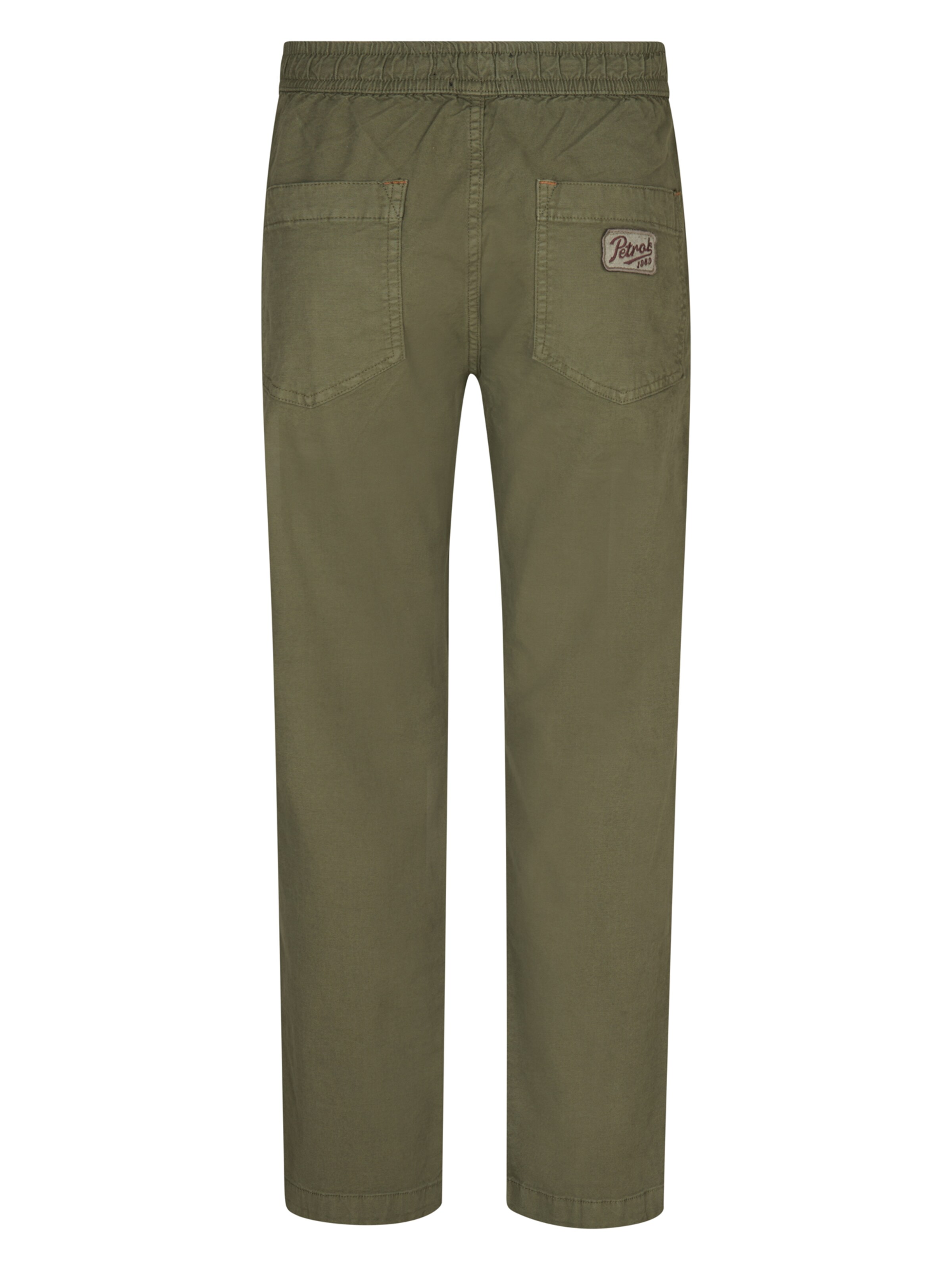 Petrol Industries - Loosefit Pantalón 'Gulfline' en verde: frente