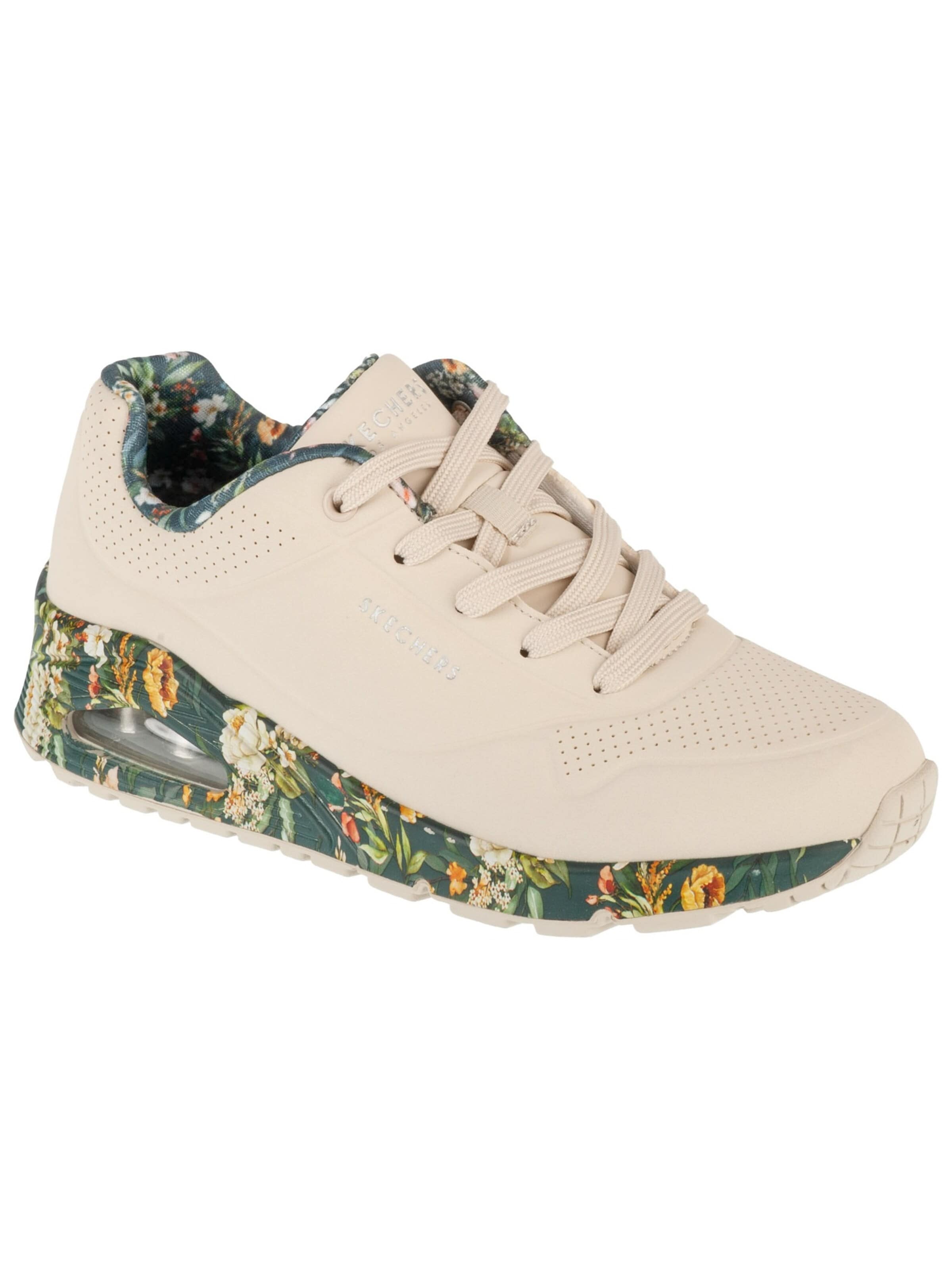 Slip on 'Skechers Uno - Majestic Garden' SKECHERS en beige : devant