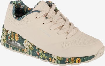 Slip on 'Skechers Uno - Majestic Garden' SKECHERS en beige : devant