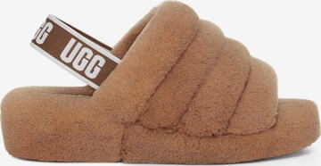 UGG Huisschoenen 'Fluff Yeah' in Bruin