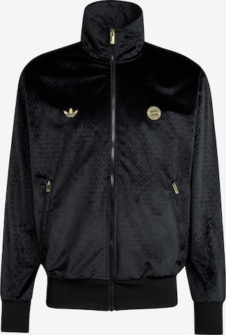 ADIDAS ORIGINALS - Chaqueta deportiva 'FC Bayern München' en negro: frente
