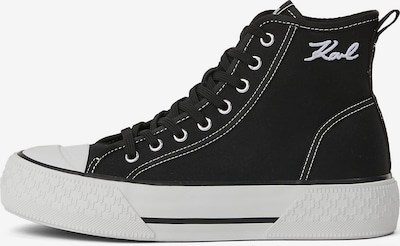 Karl Lagerfeld Korkeavartiset tennarit 'Kampus Max III' värissä musta, Tuotenäkymä