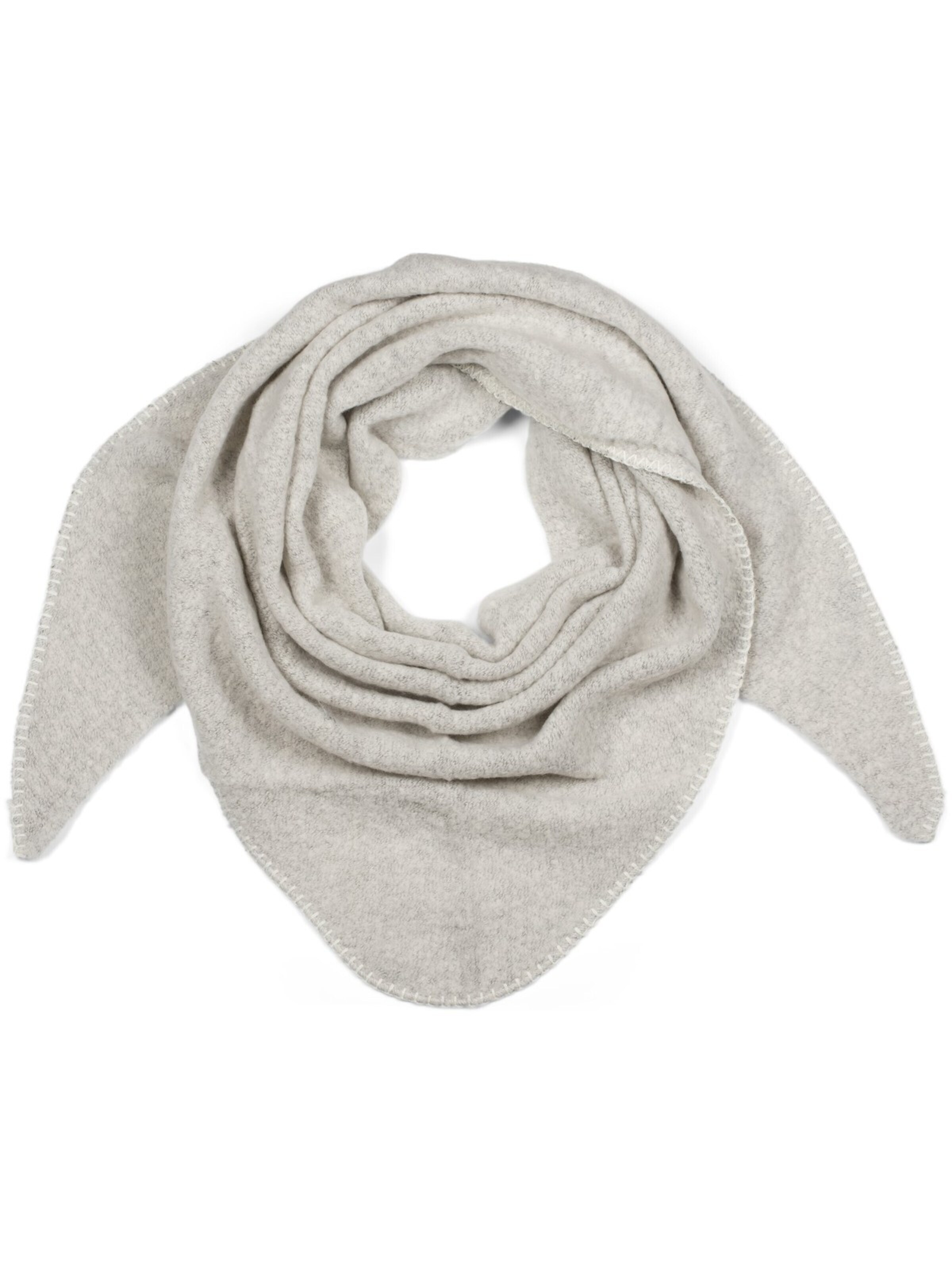 styleBREAKER Tuch 'Strick Dreiecktuch meliert'‌‌‌‌‌‌ in Grau: Vorderseite