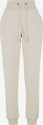 Urban Classics Trousers in White: front