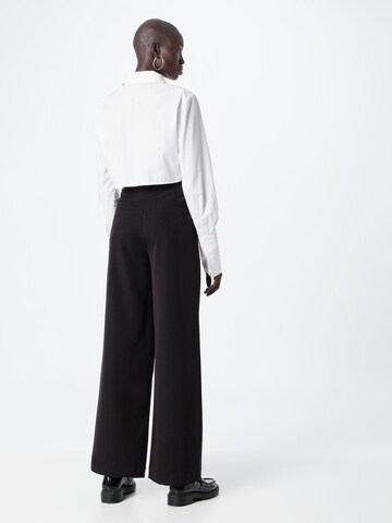 minimum Wide leg Broek in Zwart