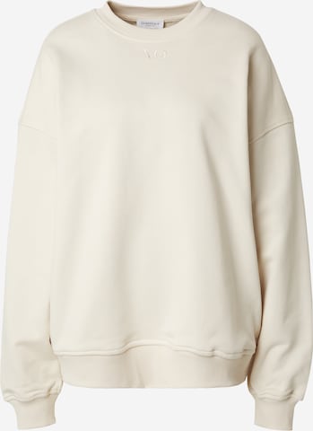 Felpa di VERSTIQUE in beige: frontale