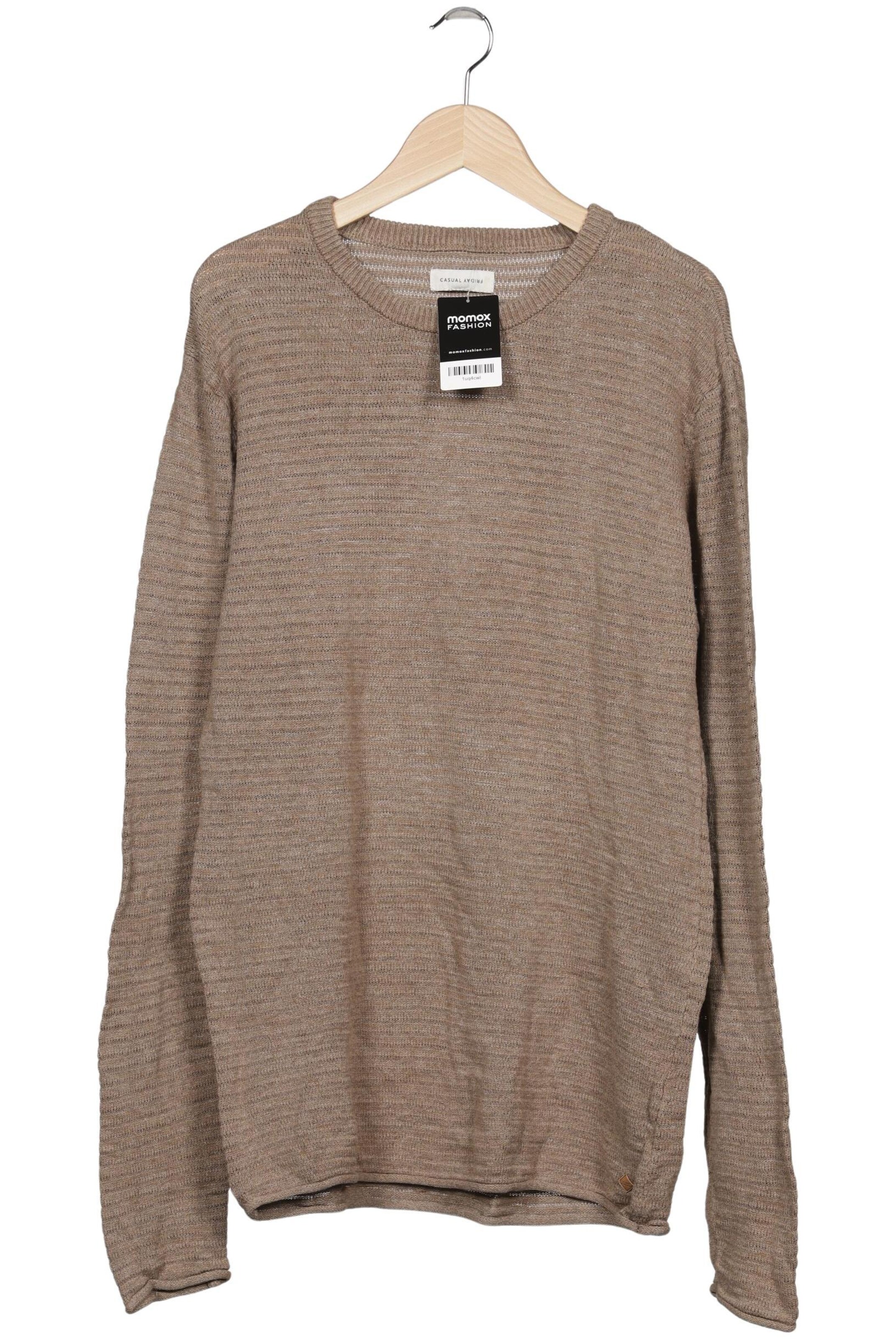 Casual Friday Pullover L in Beige: Vorderseite