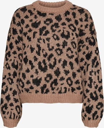 VERO MODA Sweater 'ZELMA' in Brown: front