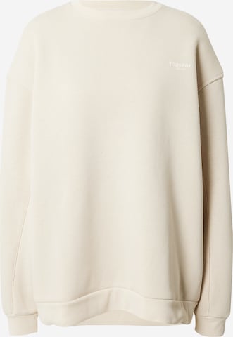 Misspap - Sweatshirt em cinzento: frente