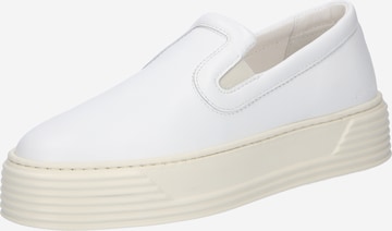 Copenhagen Classic Flats in White: front