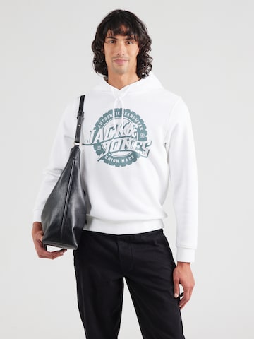 Jack & Jones Premium Sweatshirt 'JPRBLUBARON' in White: front