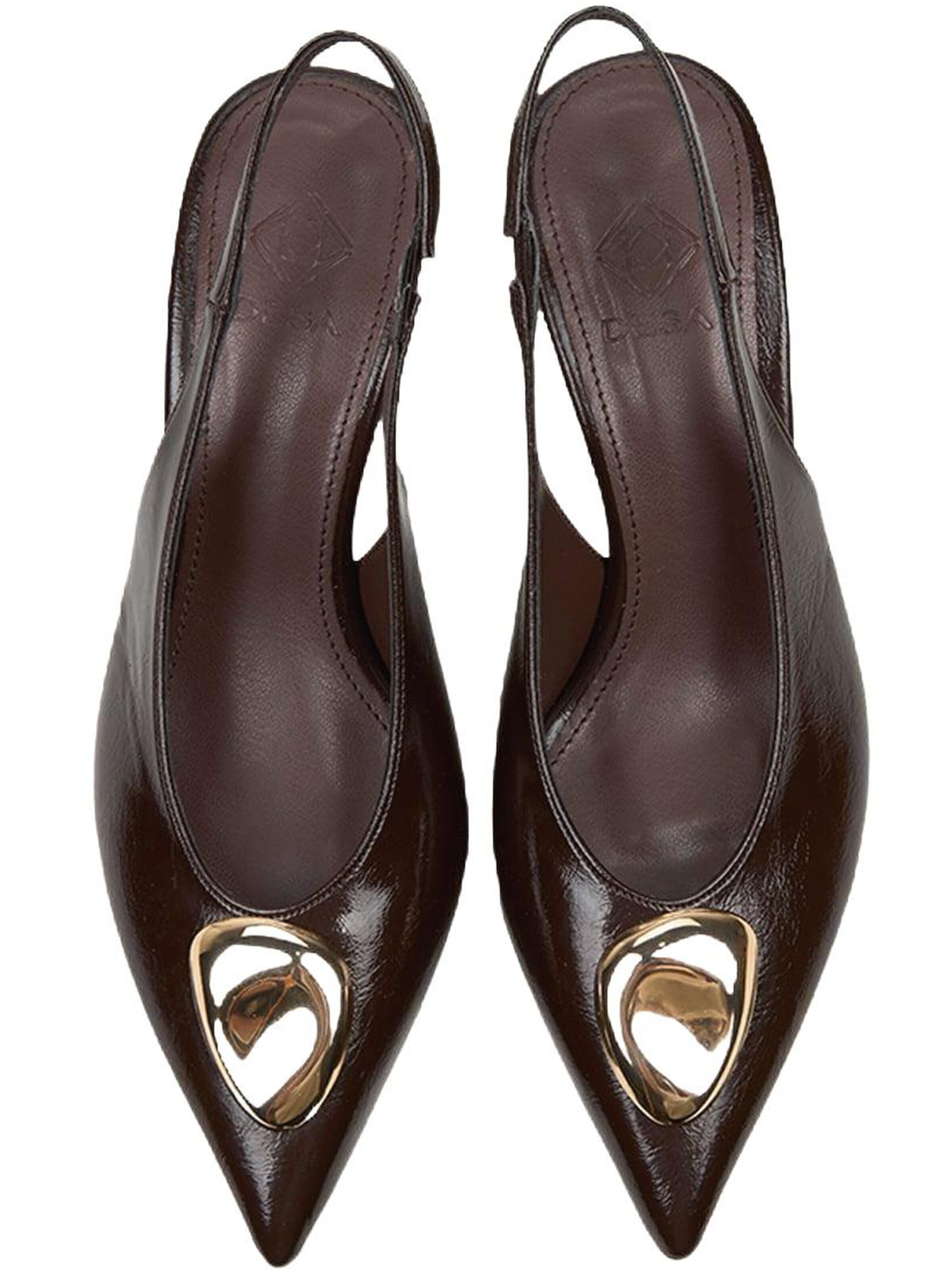 Desa - Zapatos con plataforma 'Beleg' en marrón