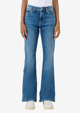 mėlyna QS Kliošinis Džinsai 'Reena': priekis