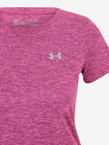 purpurinė UNDER ARMOUR Sportiniai marškinėliai 'Tech Twist'
