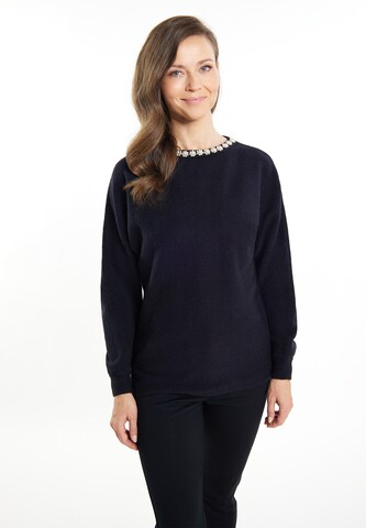 Usha Sweater 'Sivene' in Black: front