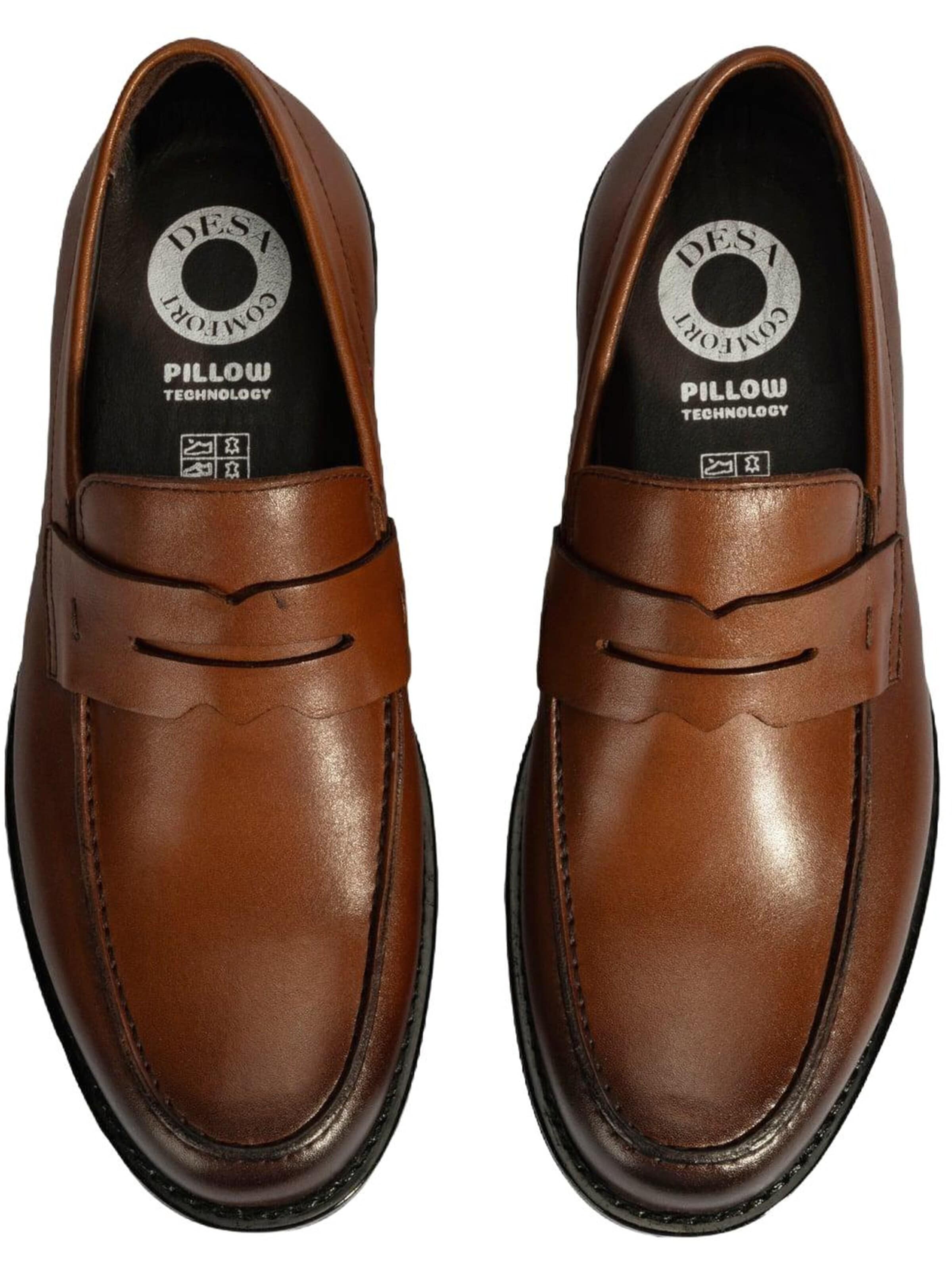 Desa Moccasin 'Slip-Ons' in Brown