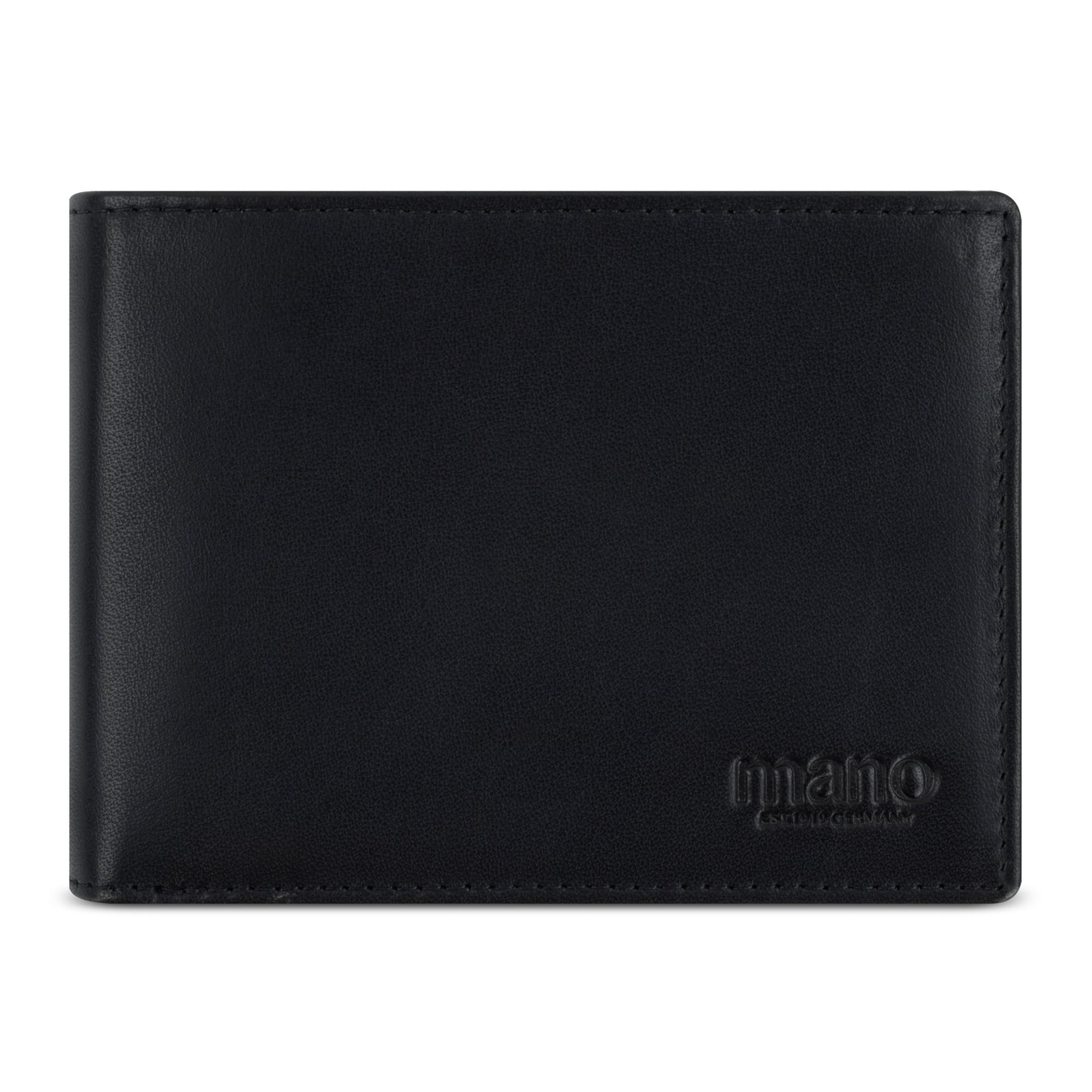 Porte-monnaies 'Don Andrea' mano en noir : devant