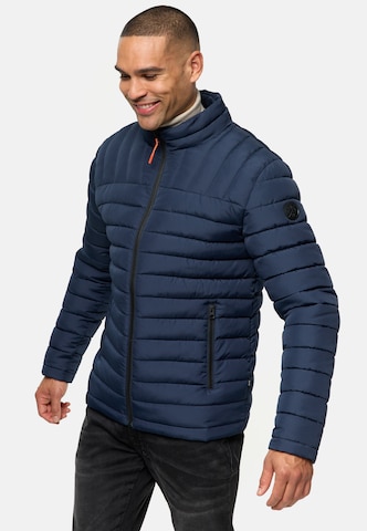 INDICODE JEANS Übergangsjacke 'Nash' in Blau