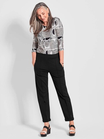 Goldner Regular Trousers 'Carla' in Black