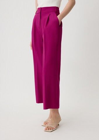 Regular Pantalon COMMA en rose