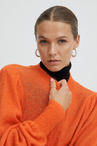 ICHI Strickjacke 'Kamara' in Orange