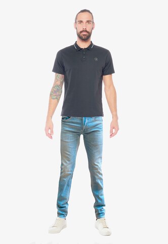 Le Temps Des Cerises Slimfit Jeans '700/11' in Blau