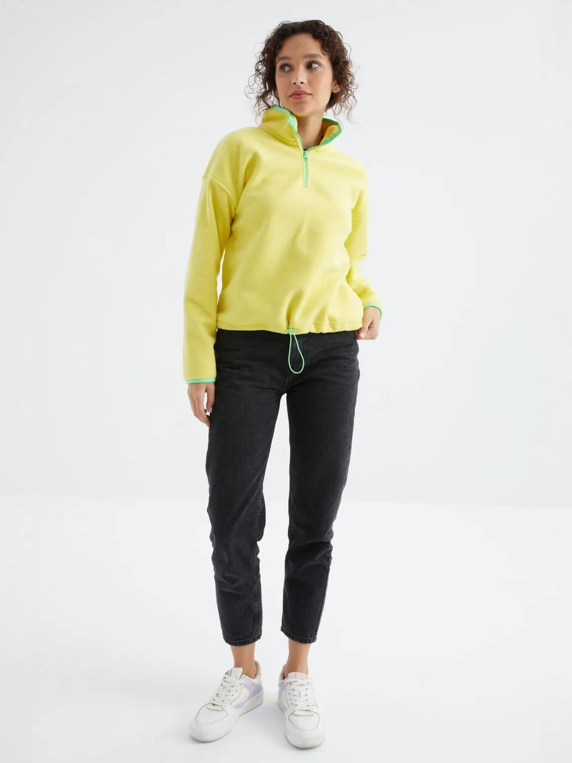 Tommy Life - Sweatshirt em amarelo