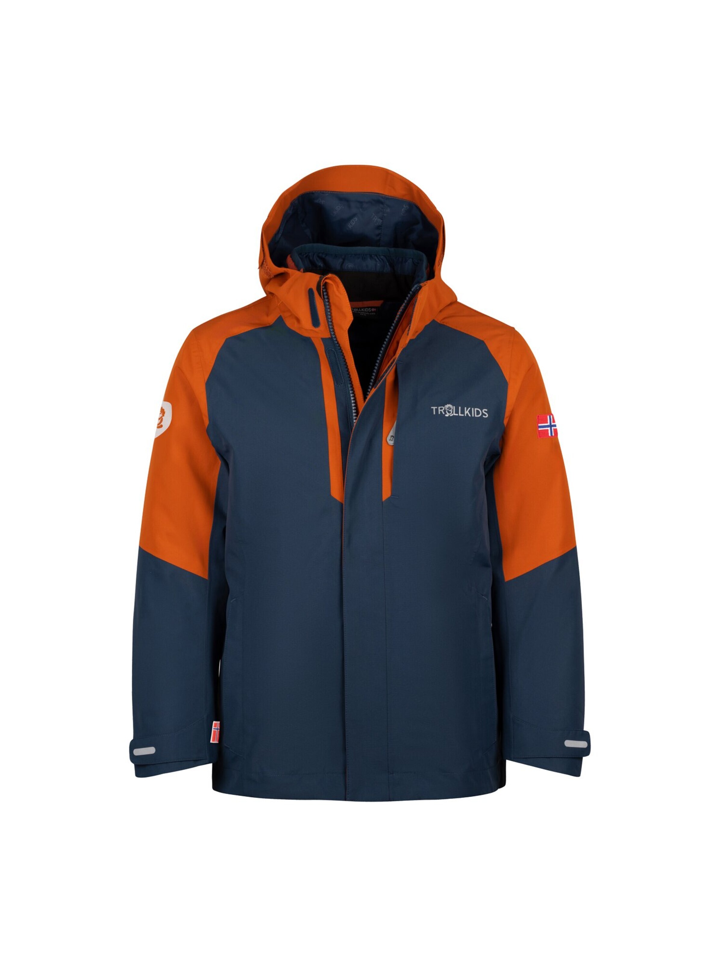 TROLLKIDS Outdoor jacket in Orange: front
