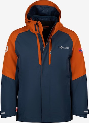 TROLLKIDS Outdoor jacket in Orange: front