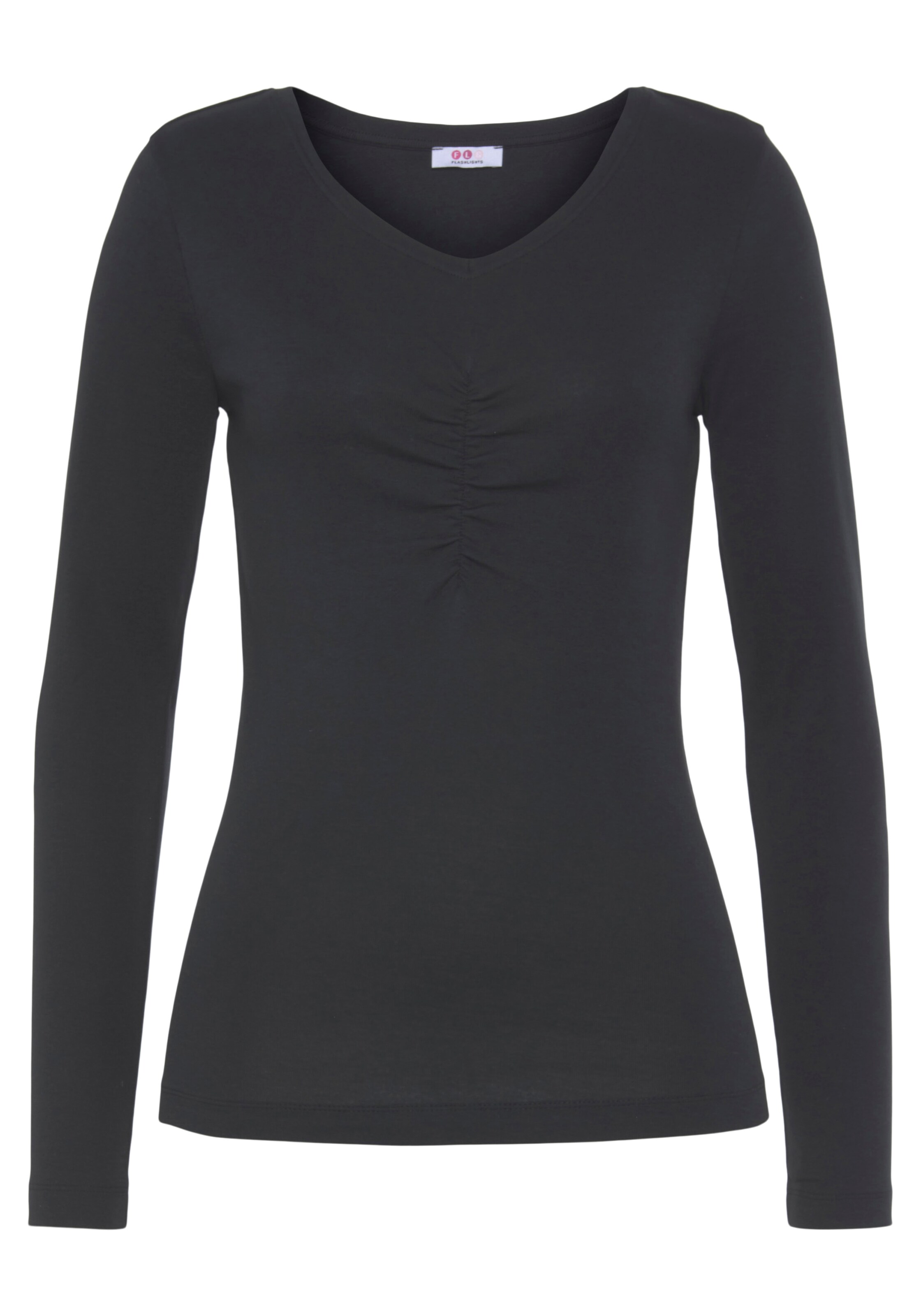 FLASHLIGHTS Shirt in Schwarz