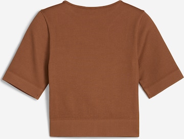 PUMA Shirt 'DARE TO MUTED MOTION' in Brown: front