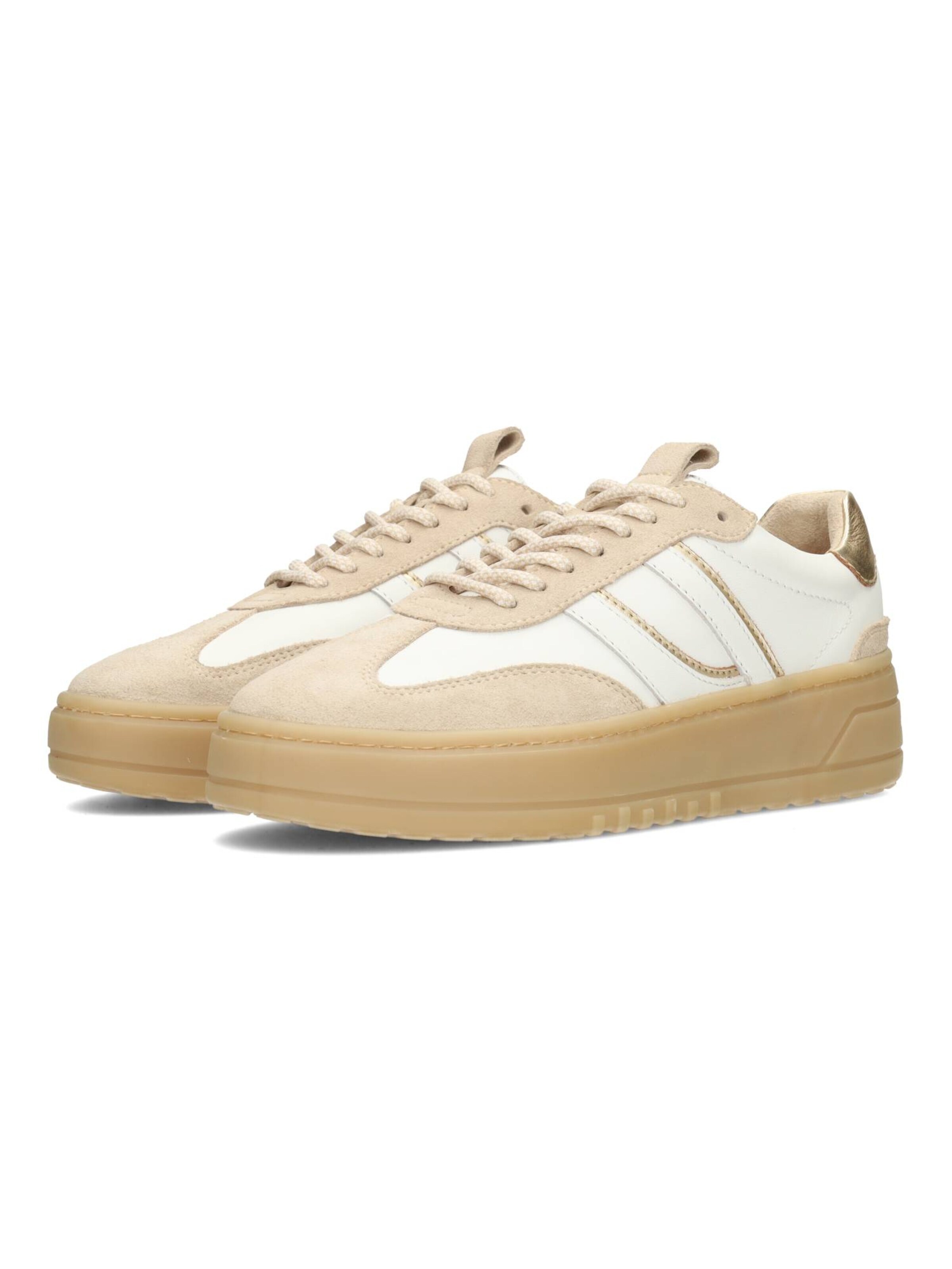 Baskets basses 'ANEMONE' Poelman en beige