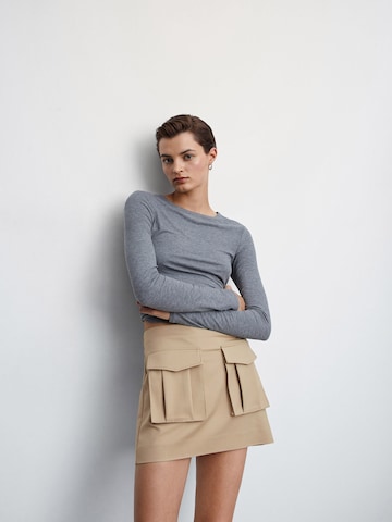 MANGO Skirt 'Arlet' in Beige