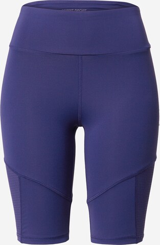 ESPRIT Skinny Sportovní kalhoty – modrá: přední strana