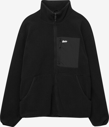 Pull&Bear Between-season jacket in Black: front